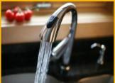 a new kitchen faucet installed by our plumbers in Hollister
